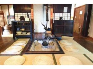 a room with a kitchen with a sink in it at Oyado Morinotane - Vacation STAY 18517v in Ina