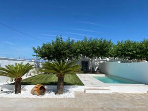 Villa con piscina y 2 palmeras en La Casa de Marieta "A", en Deltebre