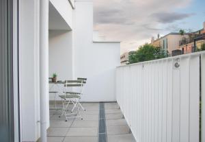 Balkón nebo terasa v ubytování Flat2go modern apartments - Harmony of city and nature