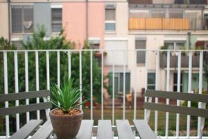 Balkón nebo terasa v ubytování Flat2go modern apartments - Harmony of city and nature