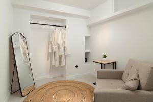Posezení v ubytování ISTION ANDROS LUXURY SUITES