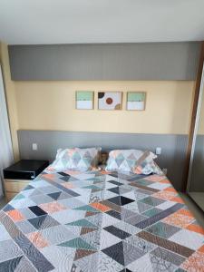 Postel nebo postele na pokoji v ubytování Apartamento com Garagem Cabo Frio