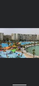 Вид на басейн у Appartement Résidence Palm Lake Monastir або поблизу