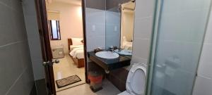 Koupelna v ubytování Kyo Hotel