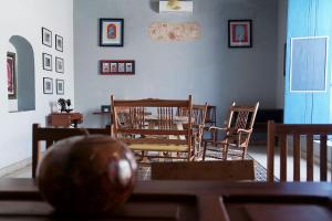 Posezení v ubytování Habitacion Azul / Casa del Café + 18 fotografií