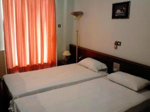 Postel nebo postele na pokoji v ubytování HOTEL ALEXANDROS