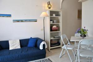 Posezení v ubytování Ancoretta cottage between sea and nature