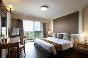 Postel nebo postele na pokoji v ubytování Kantary Bay Hotel And Serviced Apartment Rayong