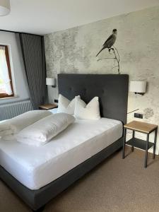 Postel nebo postele na pokoji v ubytování Ferienhaus Waldner