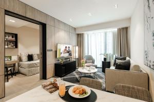 Posezení v ubytování Ascott Star KLCC Kuala Lumpur