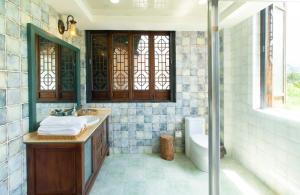 Alina Garden Boutique Resort Huangshan Hongcun的一间浴室