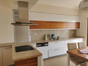 Kuchyň nebo kuchyňský kout v ubytování triplex villa