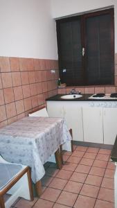 Kuchyň nebo kuchyňský kout v ubytování Villa Michel