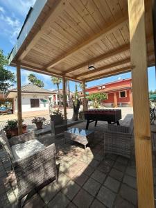 A balcony or terrace at Appartamenti Vacanze Minervino