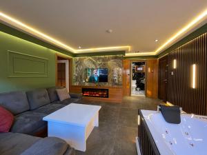 Posezení v ubytování Villa Da Otel