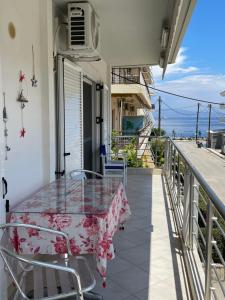 Balkón nebo terasa v ubytování Pearl of Paralia Akrata
