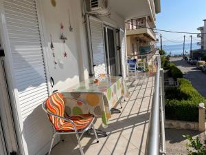 Balkón nebo terasa v ubytování Pearl of Paralia Akrata