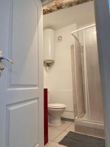 Koupelna v ubytování petit appartement calme en plein centre du village de ribiers