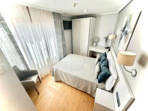 Кровать или кровати в номере Hotel Las Olas