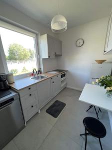 Η κουζίνα ή μικρή κουζίνα στο Dom na Sielskiej