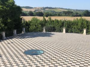 Paesaggio naturale nelle vicinanze of country house