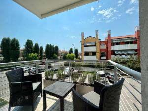 Balkoni atau teres di Appartamento Ca Vio Beach & Venice