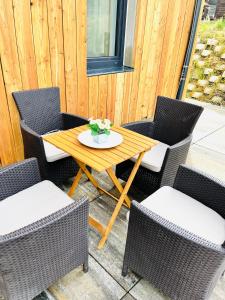 Ruang duduk di Apartmán Jestřábí Lipno