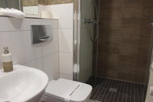 Koupelna v ubytování Hotel Sächsisches Haus