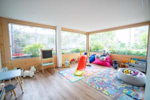 Posezení v ubytování La Tgoma - Hotel & Restaurant