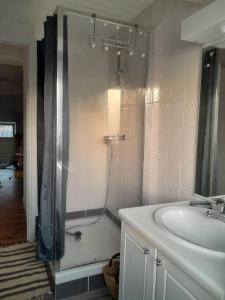 Koupelna v ubytování Charmant logement avec parking gratuit sur place