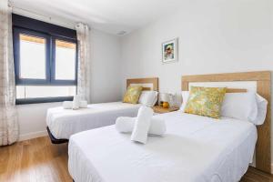 Postel nebo postele na pokoji v ubytování A&N La Vega 17, Torre del Mar + 37 fotografií