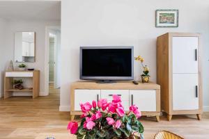 Televízia a/alebo spoločenská miestnosť v ubytovaní A&N La Vega 17, Torre del Mar