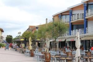 Bygningen som feriehuset ligger i