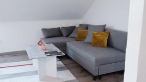 Posezení v ubytování Apartmán - Café Princ pod Hradem WiFi, KLIMA