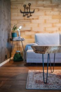Posezení v ubytování Lofoten Green Studio