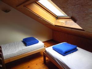 Llit o llits en una habitació de Camping Le Castella