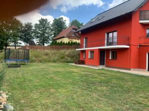 Zahrada ubytování Apartmán u Drahotů
