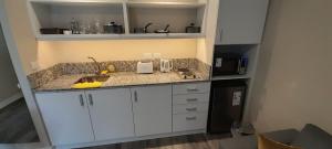 a kitchen with a sink and a counter top at TECNICOLOR MENDOZA in Mendoza