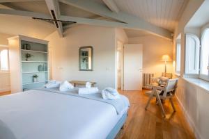Postel nebo postele na pokoji v ubytování Hotel Font de la Canya
