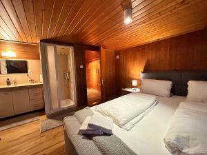 Postel nebo postele na pokoji v ubytování Alpina Appartment 2
