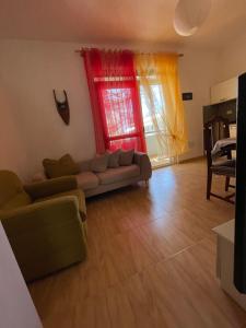 Khu vực ghế ngồi tại Vacation Home Dibra