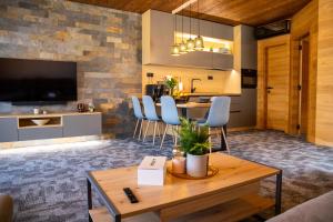 Posezení v ubytování Apartmán Hrabušice