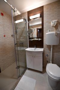 Koupelna v ubytování Hotel Beograd