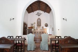Reštaurácia alebo iné gastronomické zariadenie v ubytovaní Il Castellaro Country House