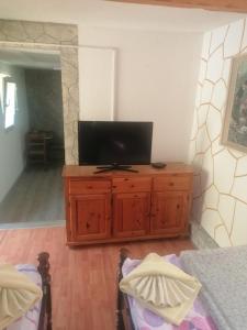 TV a/nebo společenská místnost v ubytování Brvnara Krin 3