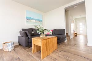 Posezení v ubytování Geiseltalsee Haus am See mit Wallbox