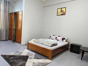 Ένα ή περισσότερα κρεβάτια σε δωμάτιο στο Success Apartments-Ruby