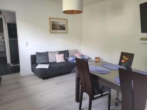Posezení v ubytování Ferienwohnung Lange