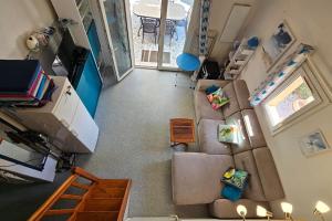 Et opholdsområde på Maison 5 personnes côté plage