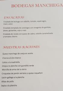 een pagina van een document met de woorden bogeys manager bij La Parra de Pepa in Cercedilla